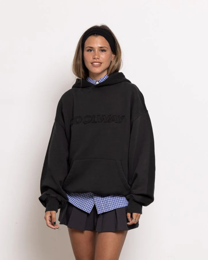 Washed Black Hoodie