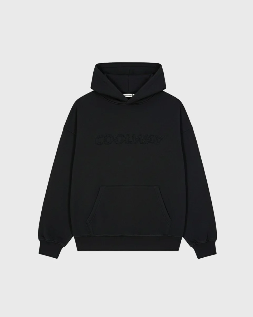 Washed Black Hoodie - Image 2