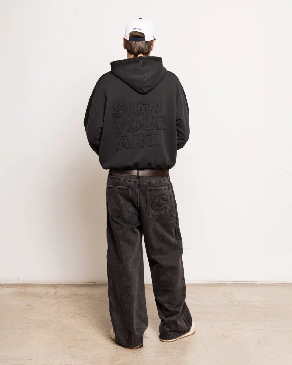 Washed Black Hoodie - Image 4