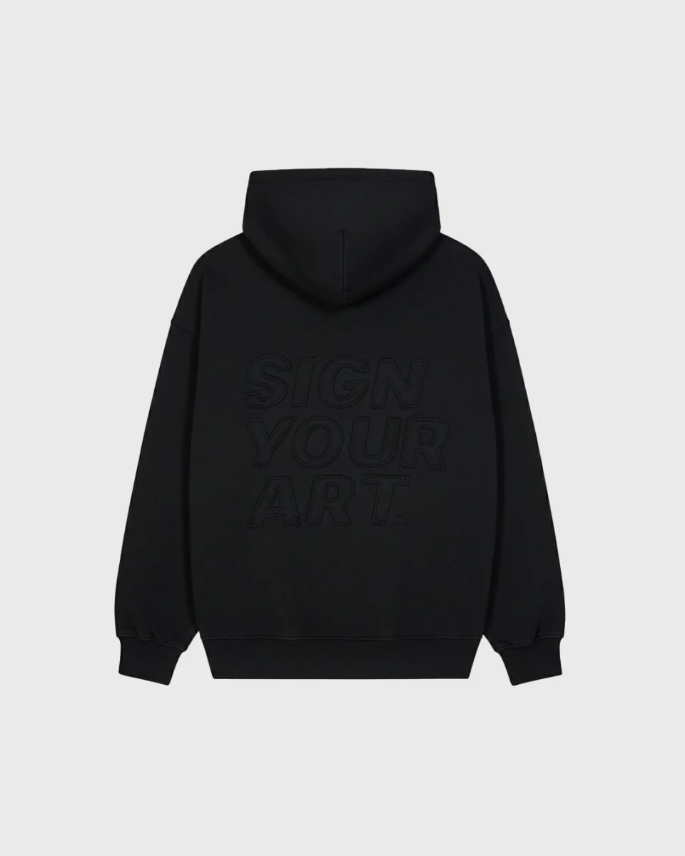 Washed Black Hoodie - Image 6
